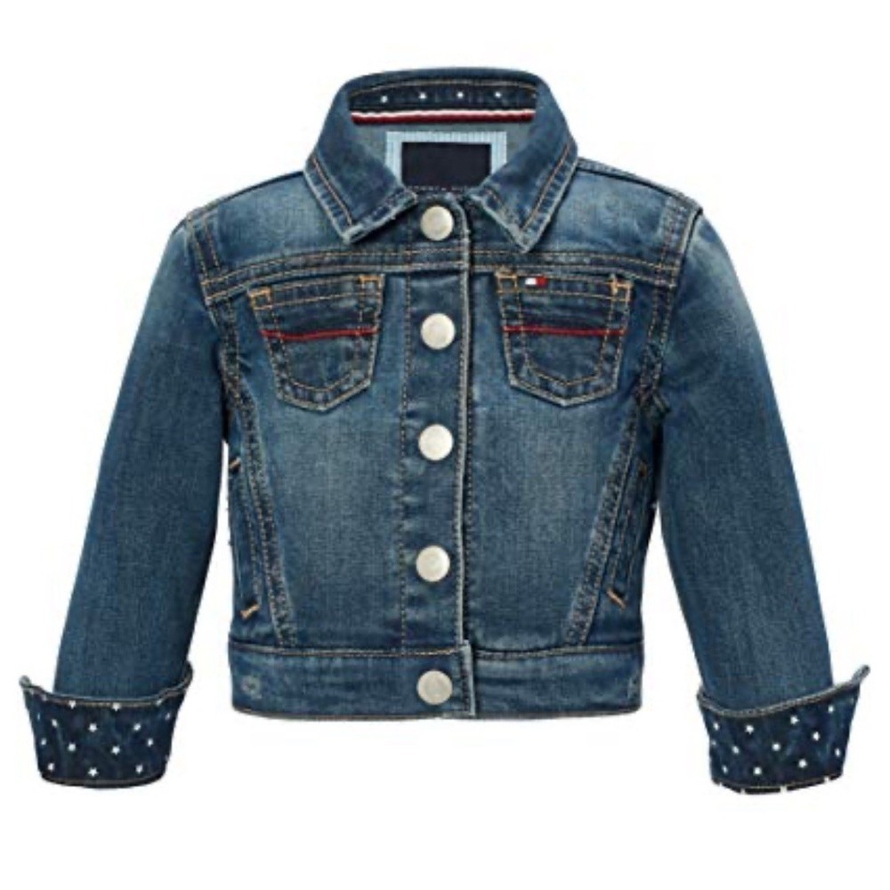 Tommy Hilfiger Kids Blue Denim Jacket Size 18 Months